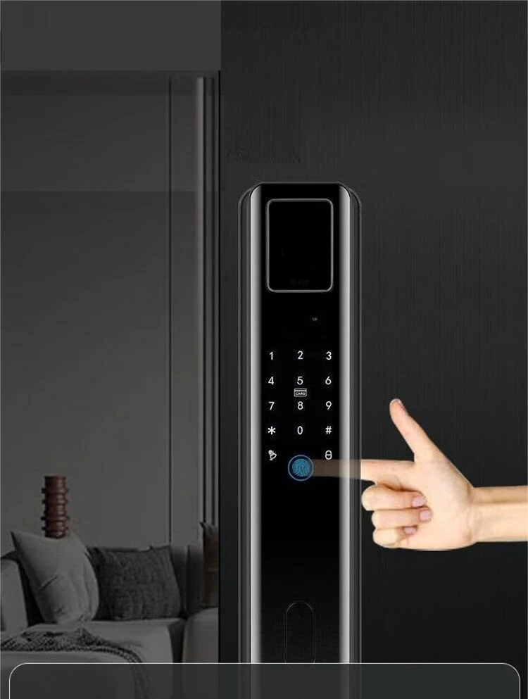 smart lock with fingerprint scanner